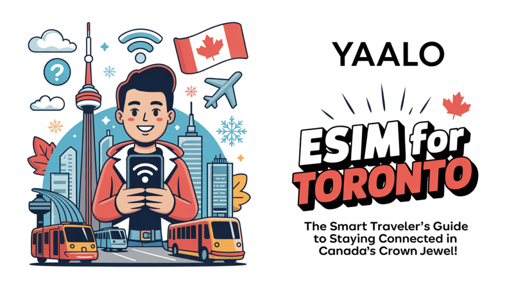 Yaalo esIM for Toronto, Canada offers for travelers