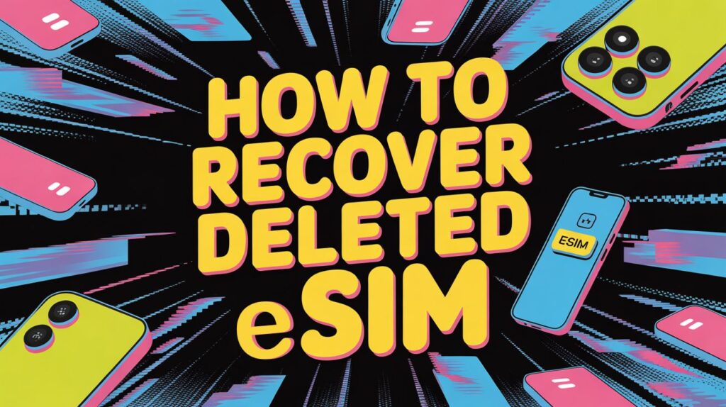 How to recover deleted eSIM​