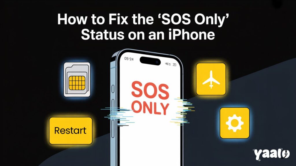 How to Fix the “SOS only” status on an iPhone?