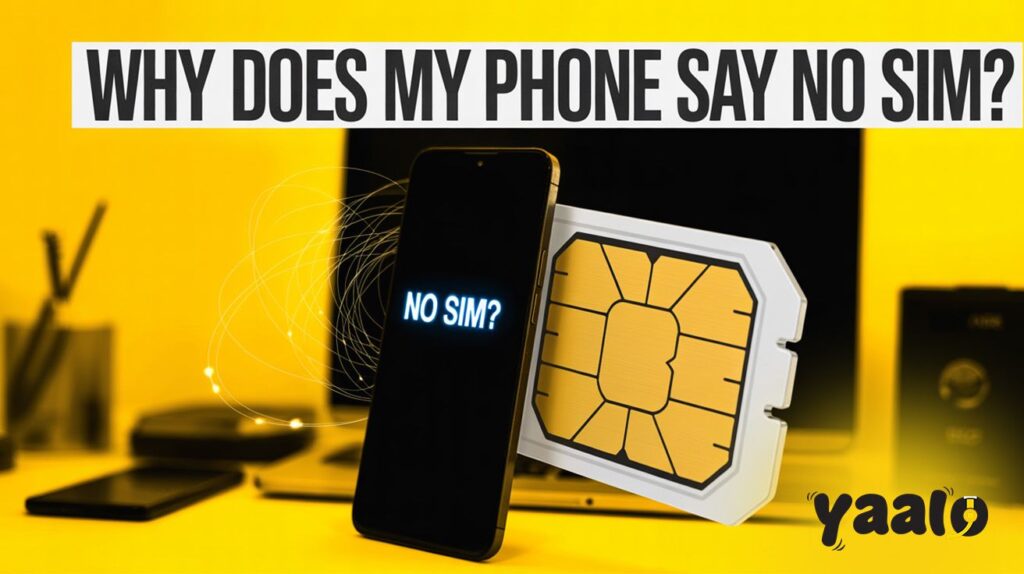 Why does my phone say no SIM?