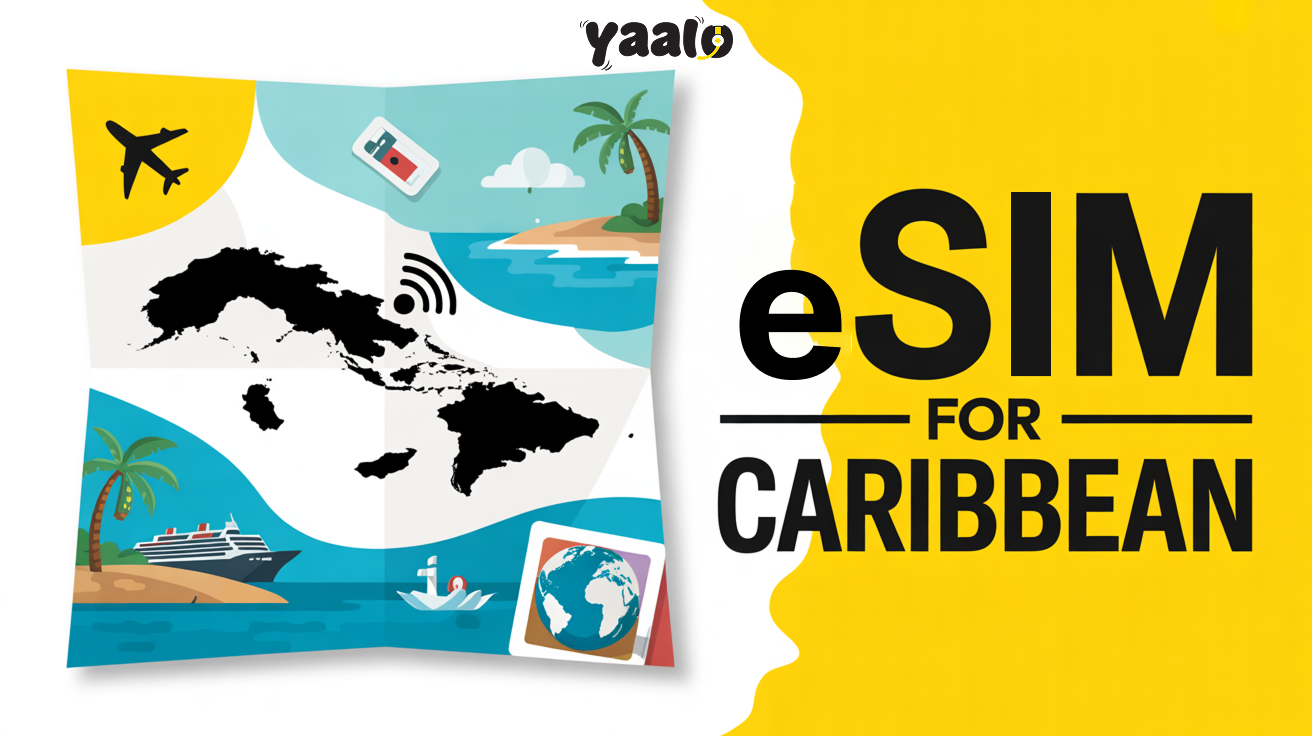 eSIM for Caribbean: Smart Regional Travels with Yaalo! 1 eSIM for Caribbean