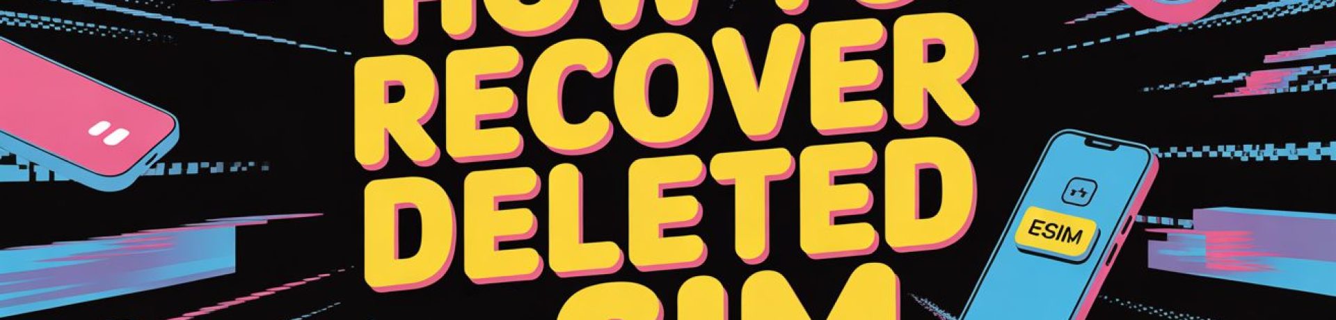 How to recover deleted eSIM​