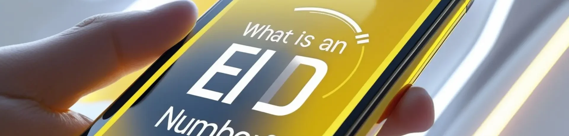 what is an EID number and how you can find you mobile EID Number